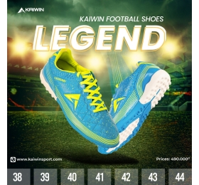 Giày bóng đá Legend - xanh.